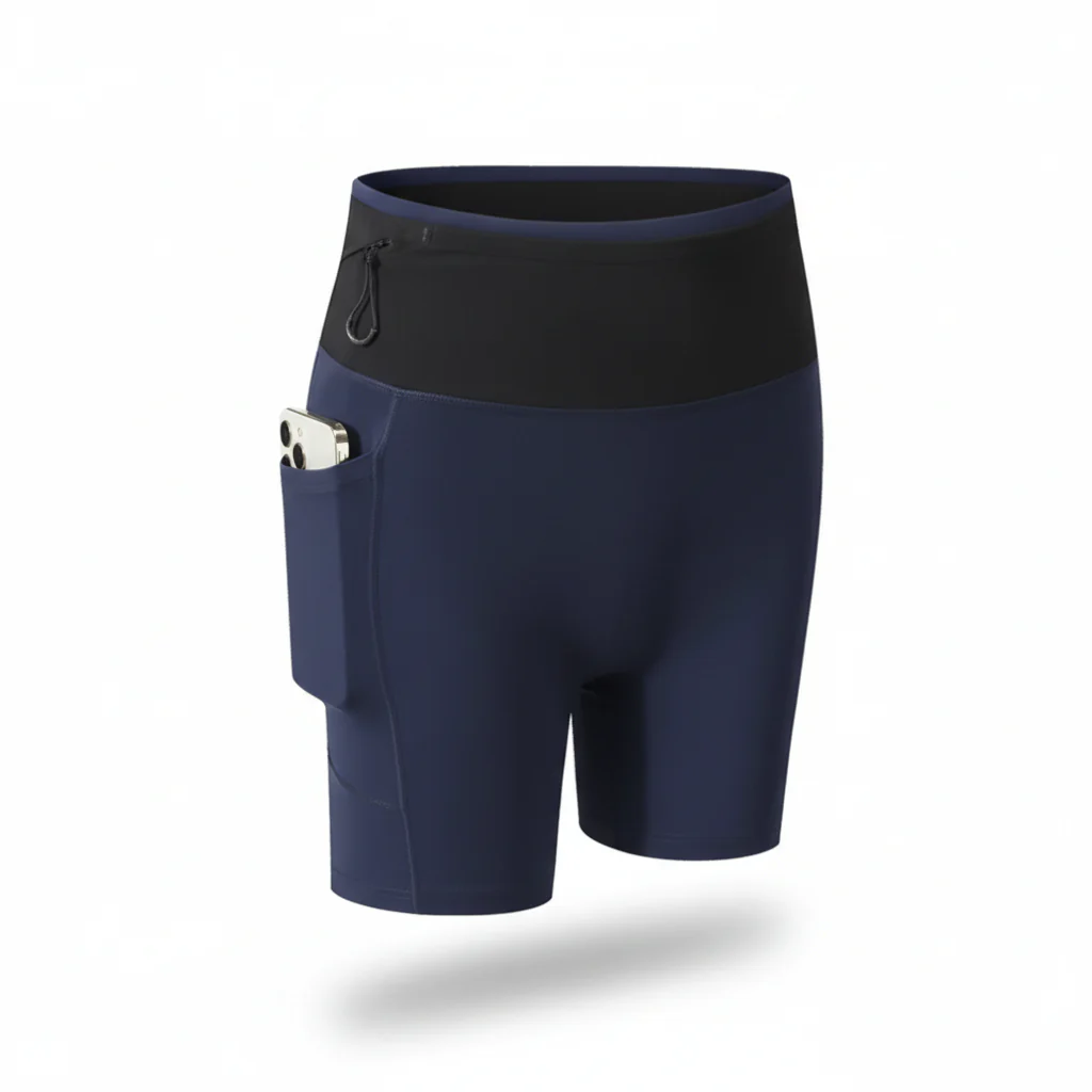 High-Rise Running Tights with Built-In Belt - Image 10
