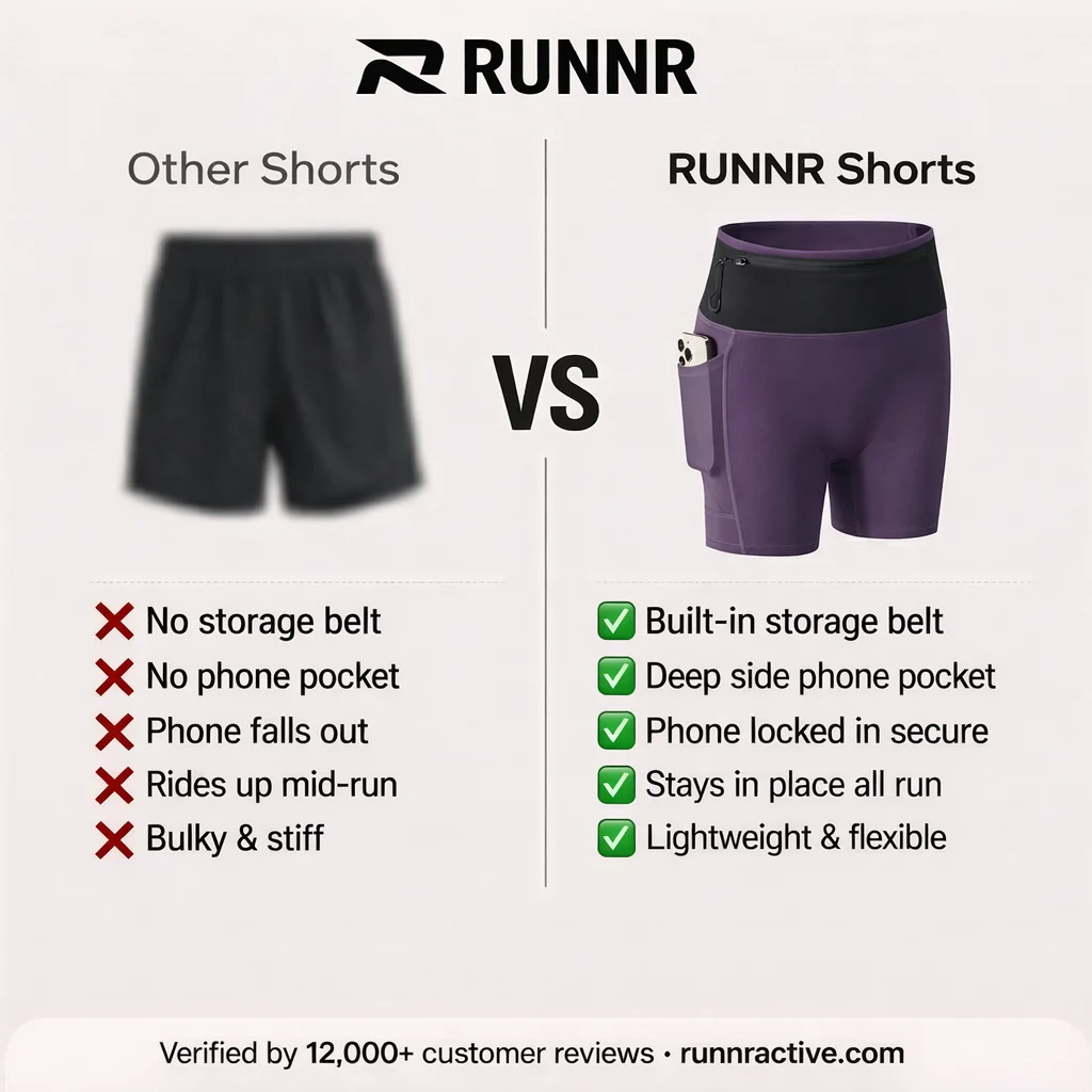 High-Rise Running Tights with Built-In Belt - Image 5