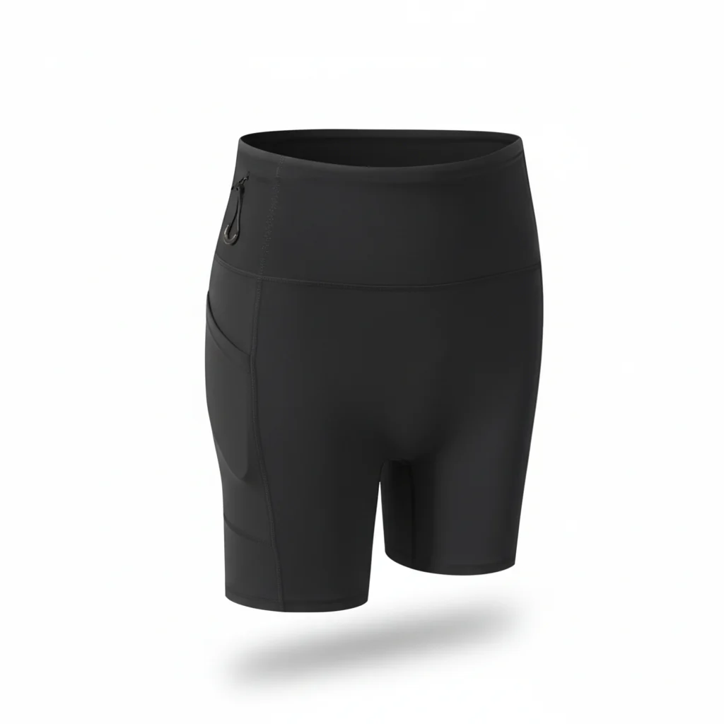 High-Rise Running Tights with Built-In Belt - Image 9
