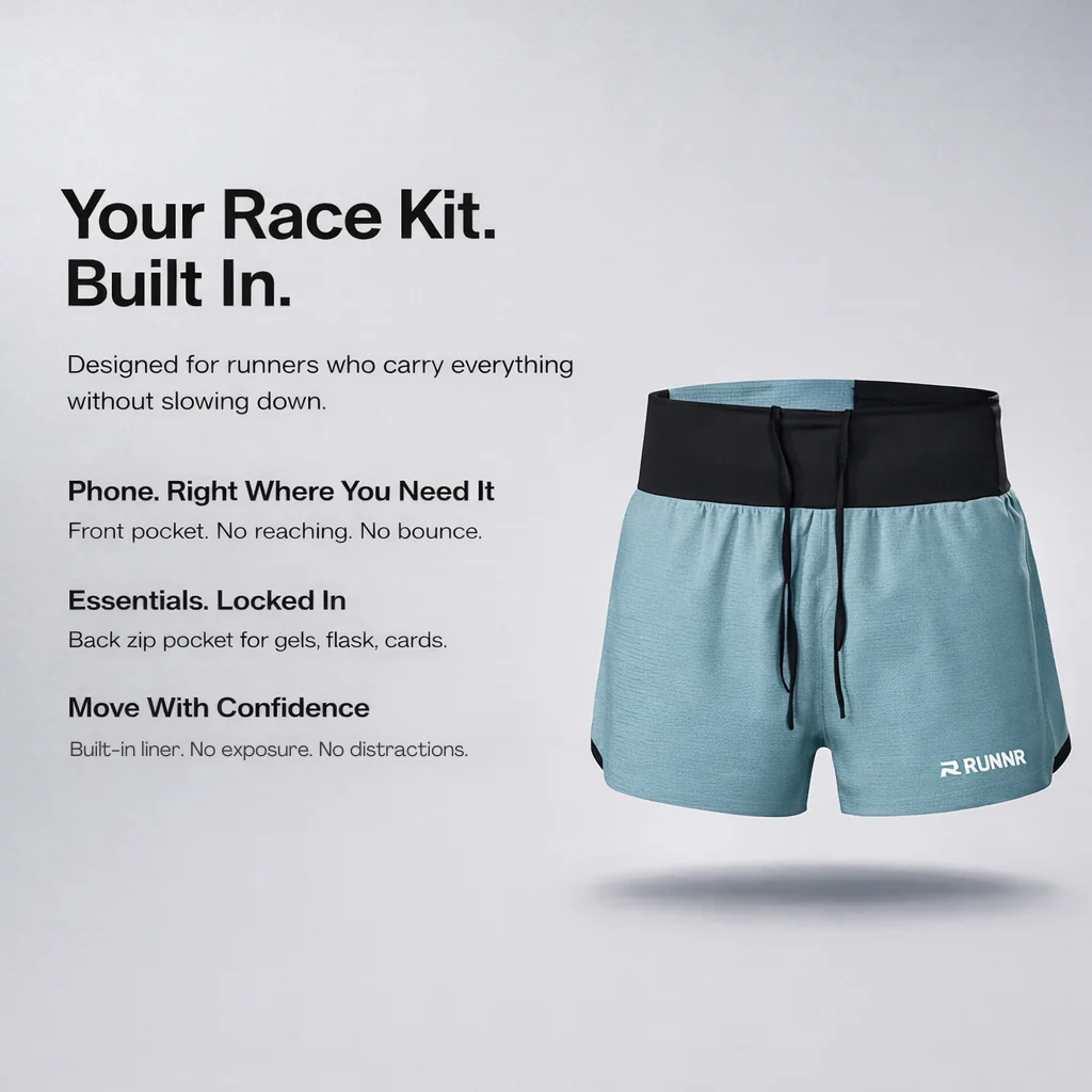 RUNNR Marathon Shorts — Built-In Belt - Image 5