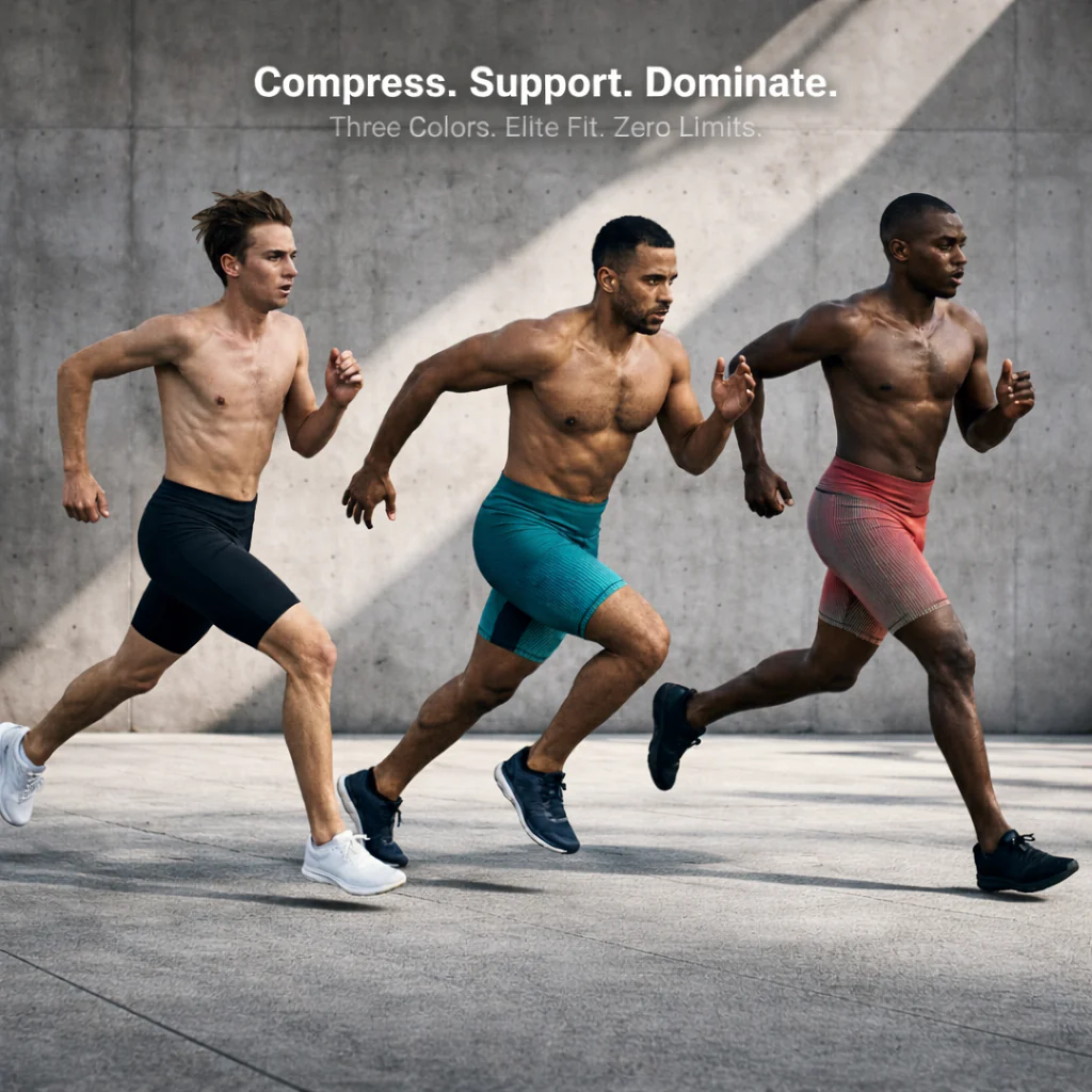 RUNNR™ Compression Double-Deck Shorts – Elite Fit for Running & Training - Image 8