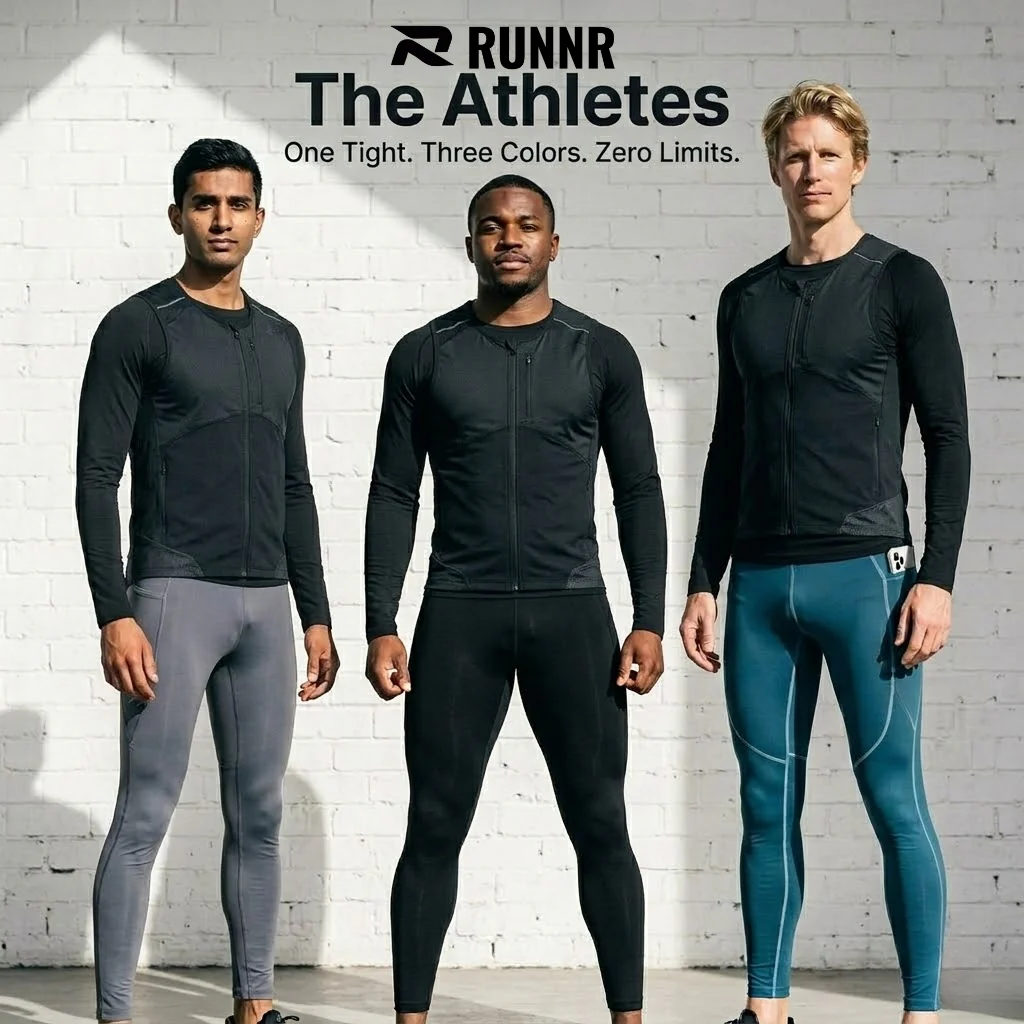 RUNNR™ Performance Running Tights with Built-In Storage - Image 7