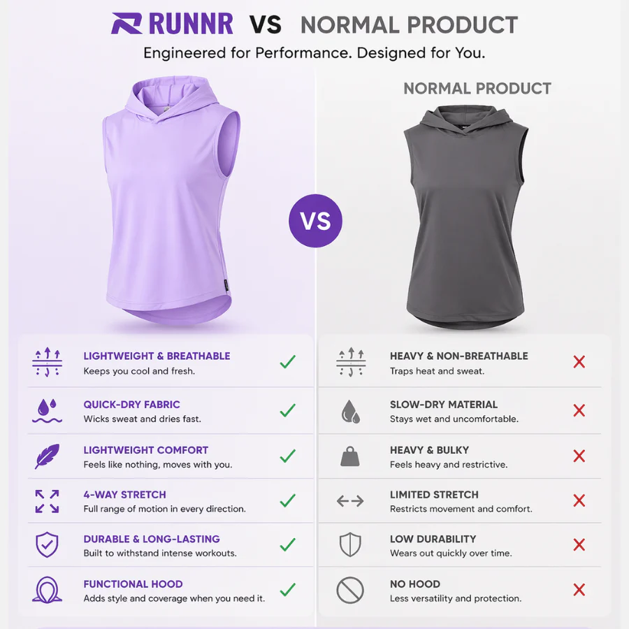 RUNNR AeroHood Woman's Singlet - Image 7