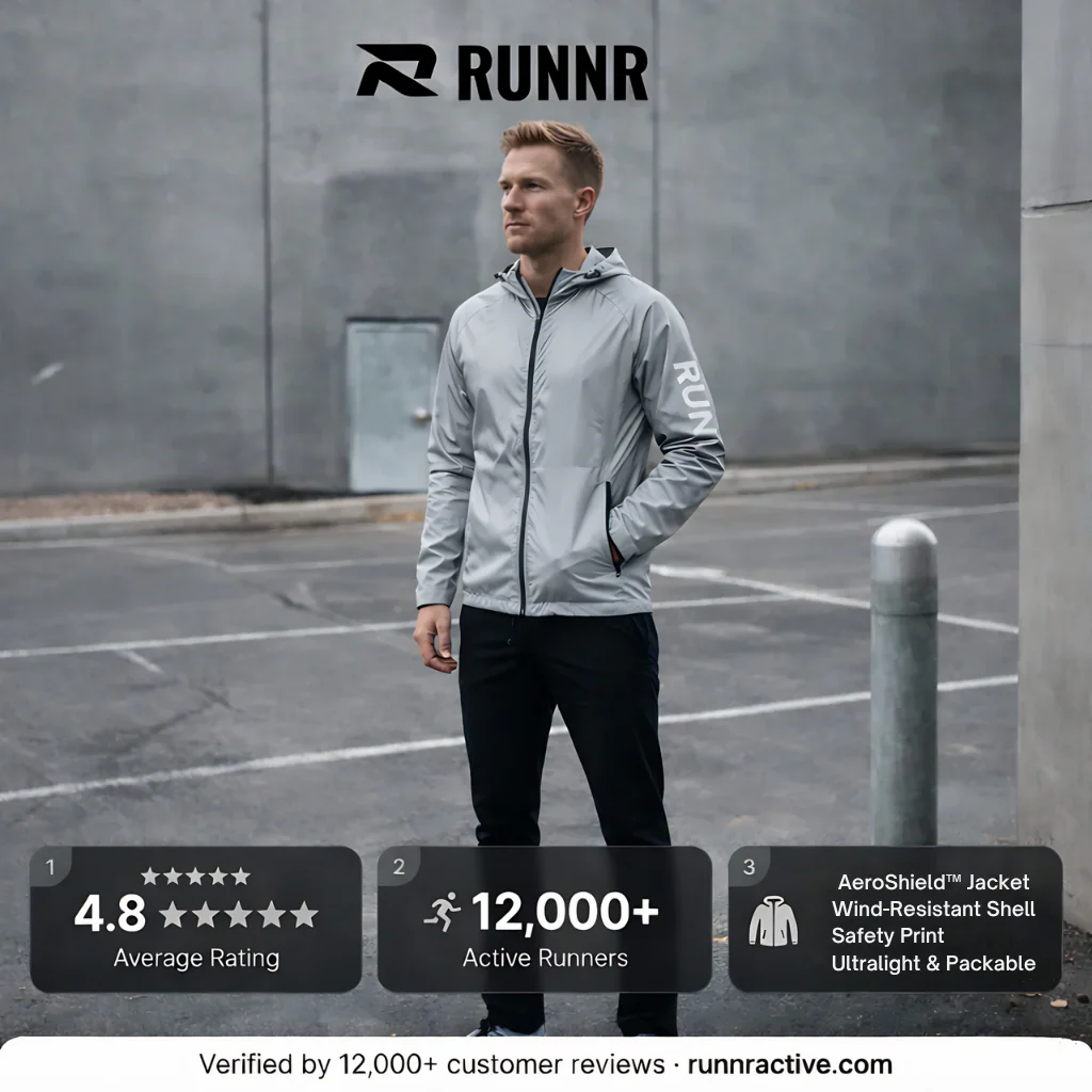 RUNNR AeroShield™ — Lightweight Hooded Running Jacket - Image 8