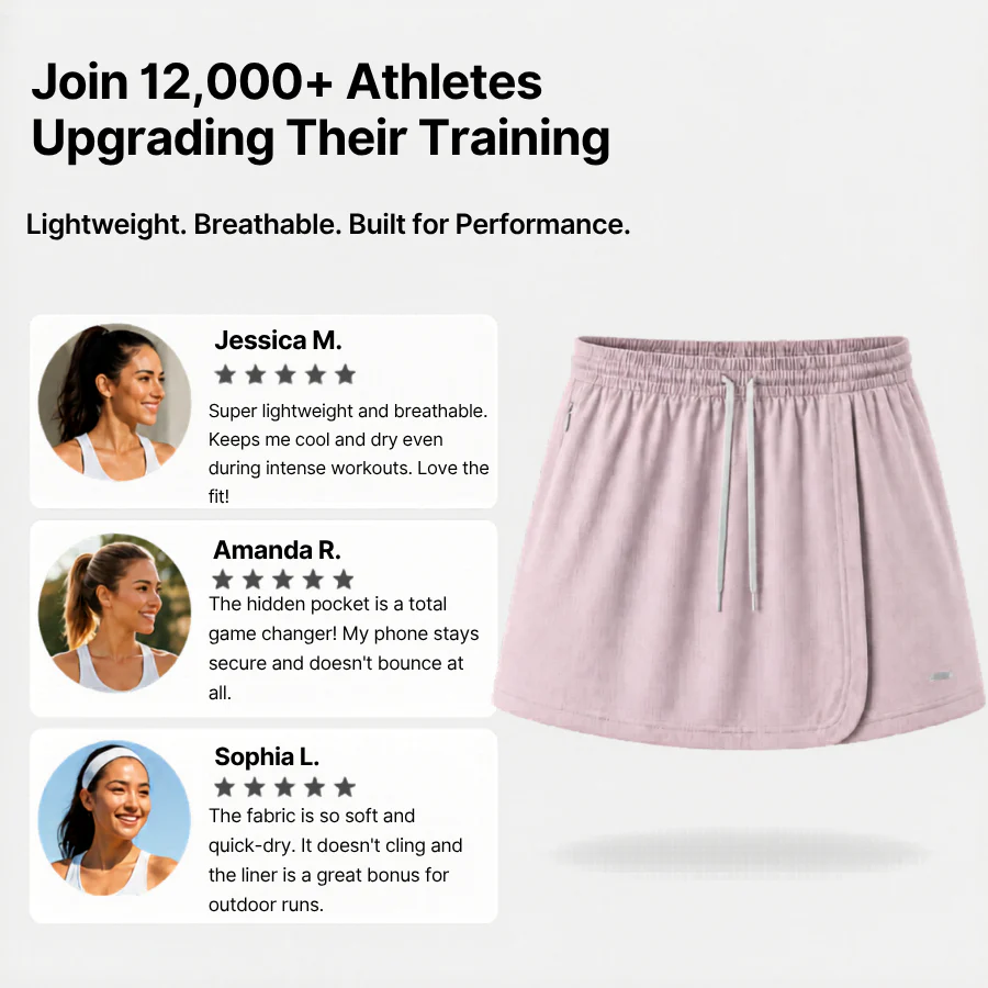RUNNR AeroSkirt 2-in-1 Running Skirt - Image 6