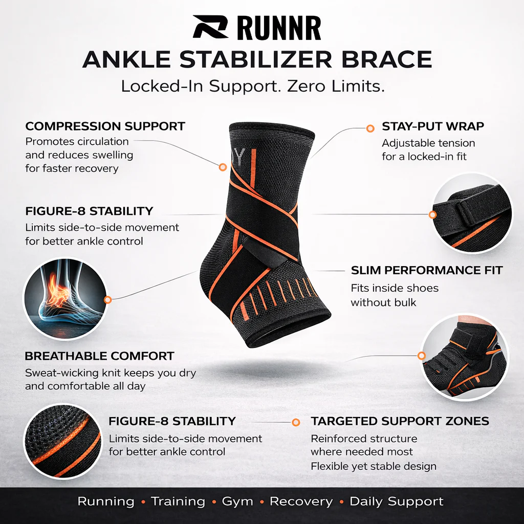 RUNNR Ankle Stabilizer Brace - Image 5