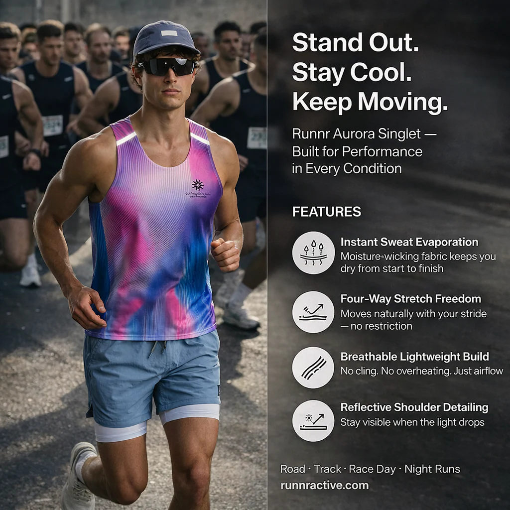 Runnr Aurora Singlet - Image 4