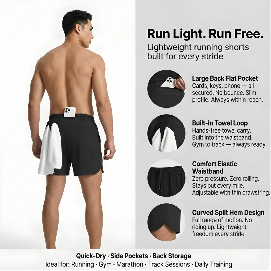 RUNNR CoreFlex™ Men’s Running Shorts - Image 6