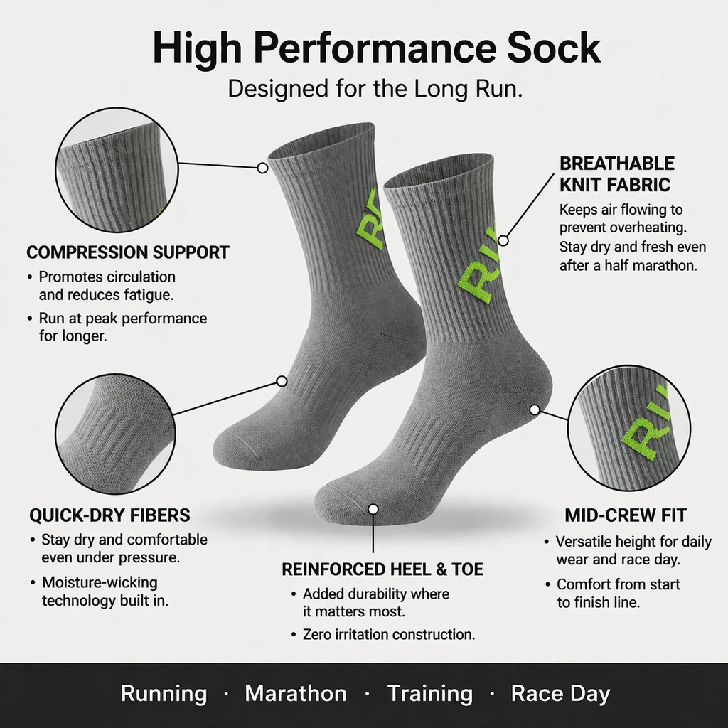 RUNNR Endurance™ Running Socks - Image 6