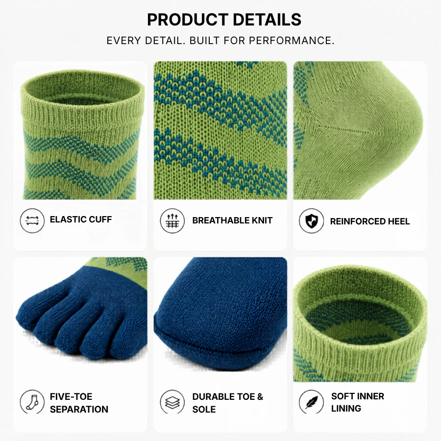 RUNNR Five-Toe Running Socks - Image 4