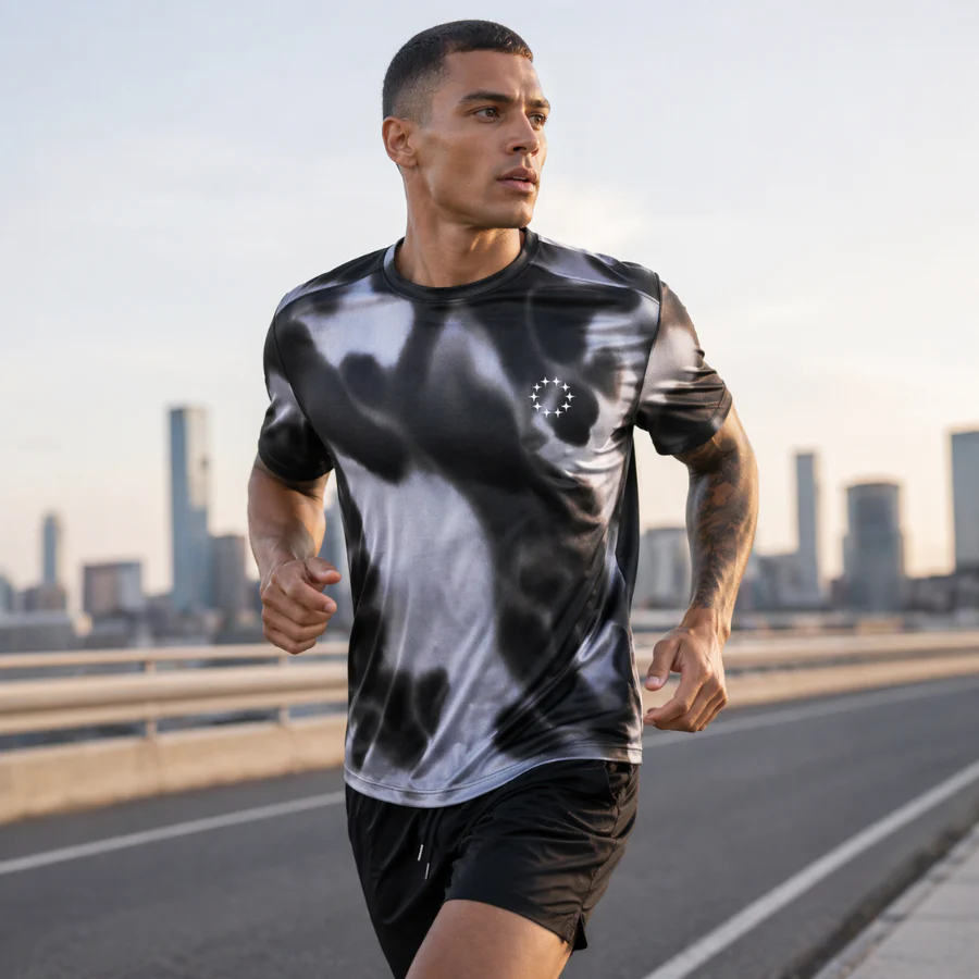 RUNNR Fog Shadow Performance Tee - Image 10