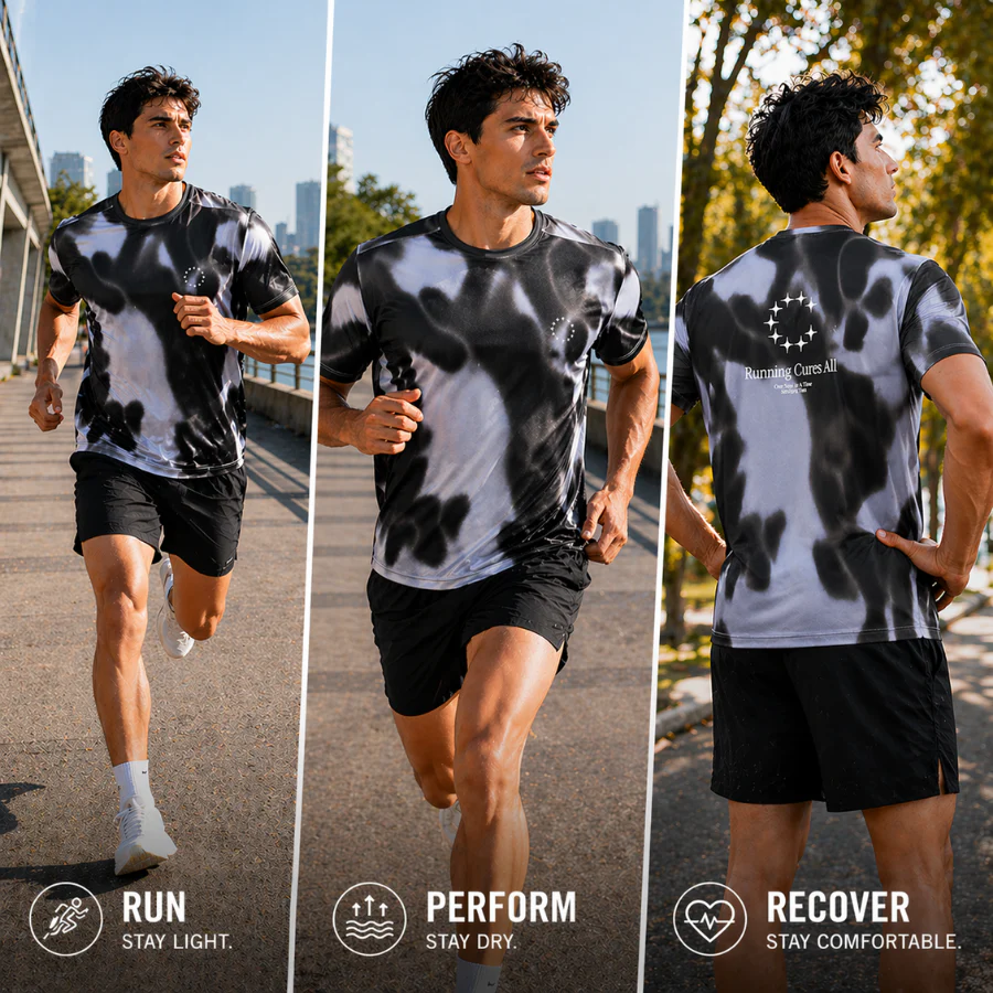 RUNNR Fog Shadow Performance Tee - Image 7