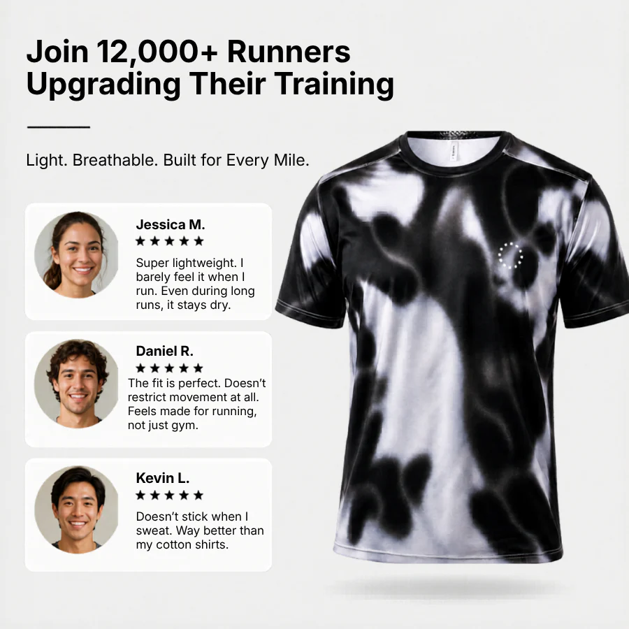 RUNNR Fog Shadow Performance Tee - Image 8