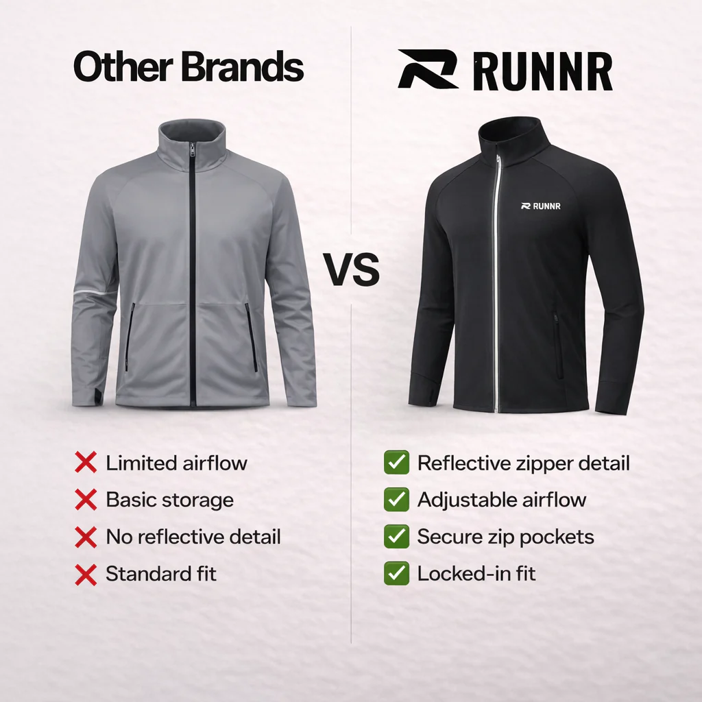RUNNR Lightweight Marathon Jacket — Breathable, Quick-Dry & Wind-Resistant - Image 7