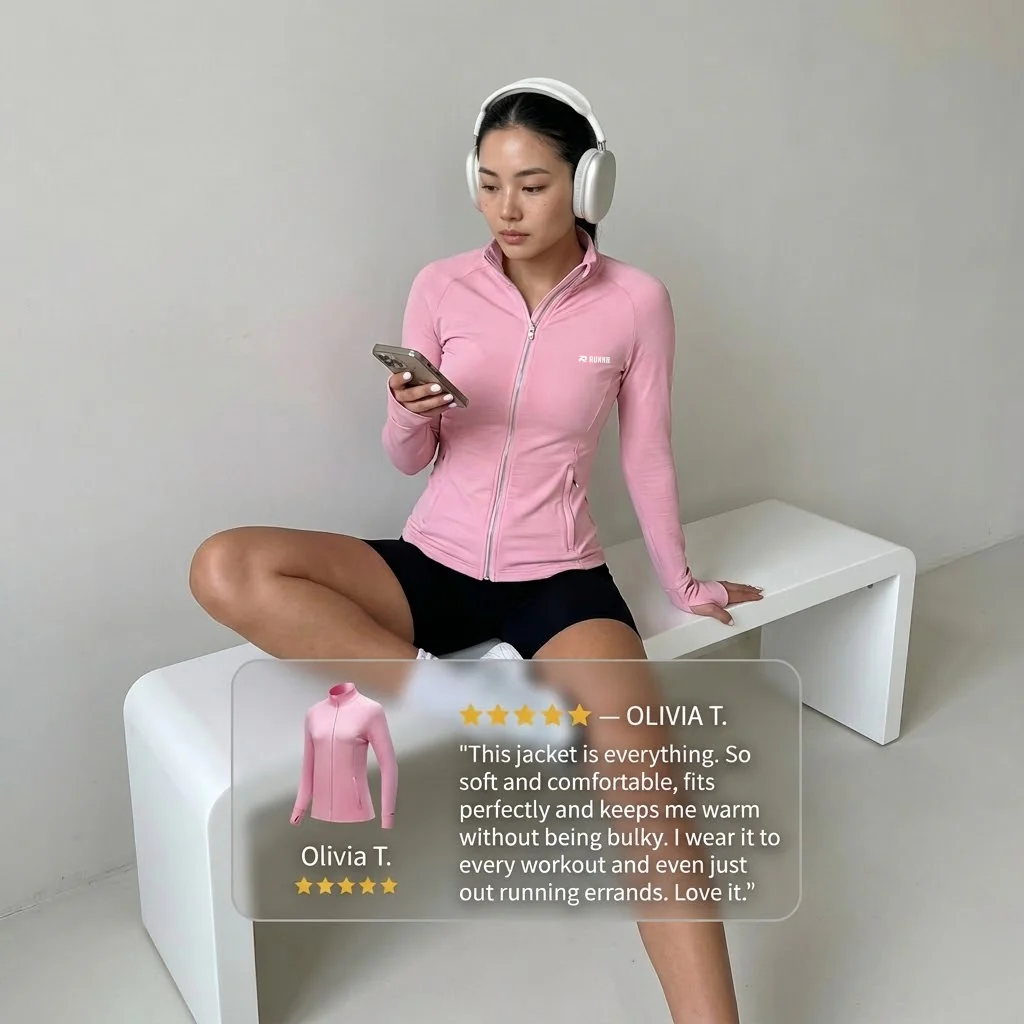 RUNNR Lightweight Marathon Jacket Women — Breathable, Quick-Dry & Wind-Resistant - Image 5