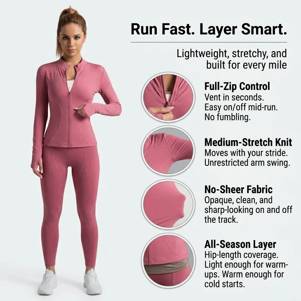 RUNNR Performance Running Jacket - Image 4