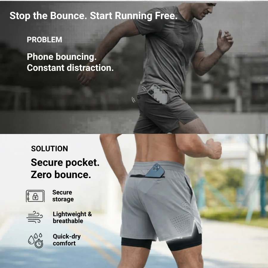RUNNR 2-in-1 Trail Running Sports Shorts - Image 7