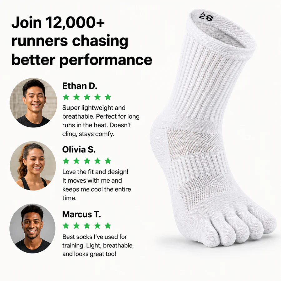 RUNNR ToeFlex Performance Socks - Image 6
