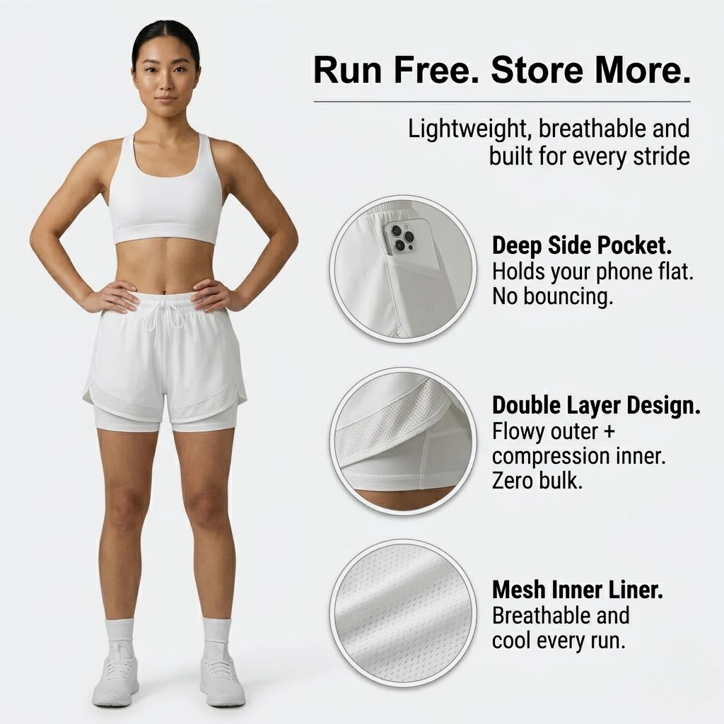 RUNNR Women's Performance Shorts - Image 5
